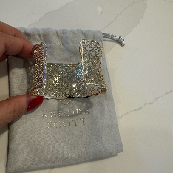 Kendra Scott Gold Cuff Bracelet - Picture 5 of 8